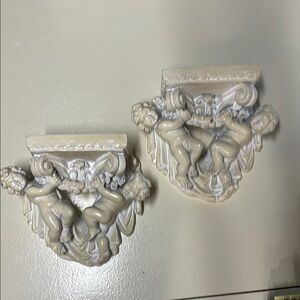 Elegant Cream Wall Decor Plaques